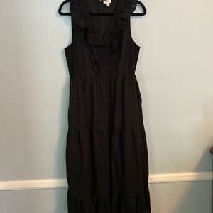 Size 12 J. Crew black dress
